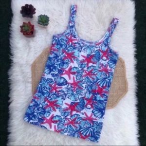 Lilly Pulitzer Tabby Tank She Sells Shells